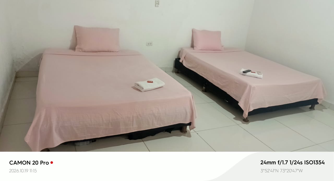 Habitación con dos camas